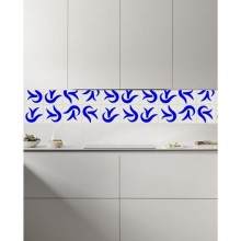 Azulejo Decorado Marinho Paulo Niemeyer 15,5x15,5cm